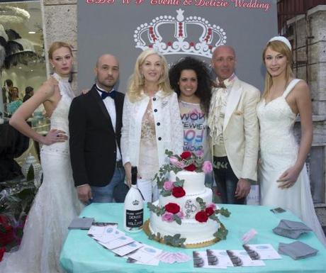 Nasce a Roma “Delizie Wedding” Erno e Denise Rossi, William Wittori con la Marchesa Daniela Del Secco d'Aragona