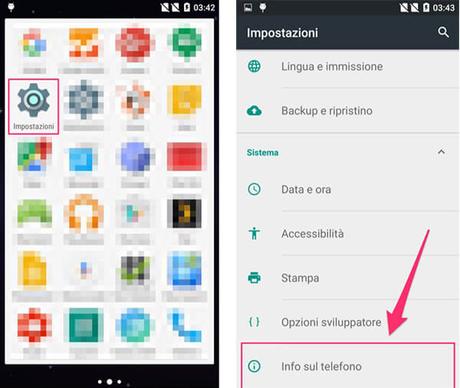 Come aggiornare Android Come aggiornare Android