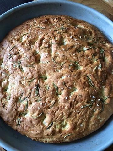 Focaccia con farina di ceci Focaccia con farina di ceci