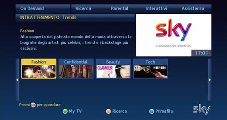 Sky On Demand, nasce la sezione Trends in collaborazione con Condé Nast Sky On Demand, nasce la sezione Trends in collaborazione con Condé Nast