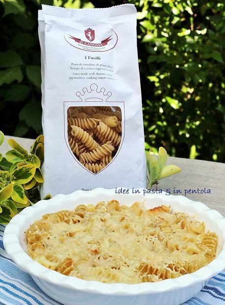 Zuppa gratinata di Fusilli e Pecorino Zuppa gratinata di Fusilli e Pecorino