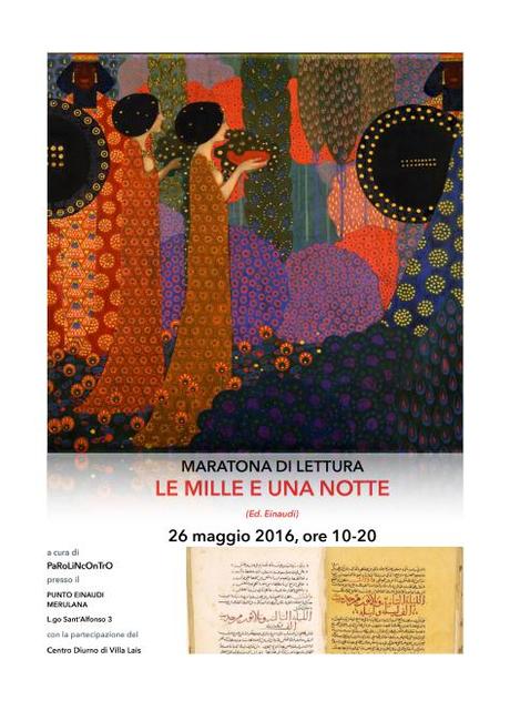 26 maggio 2016 Maratona di Lettura “Le Mille e una Notte” 0001-2