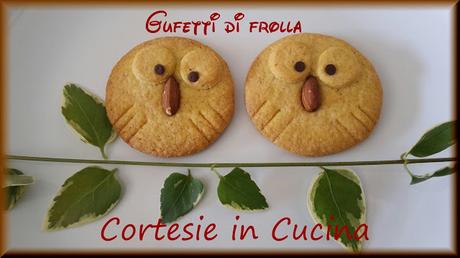 Gufetti di frolla integrale Gufetti di frolla integrale