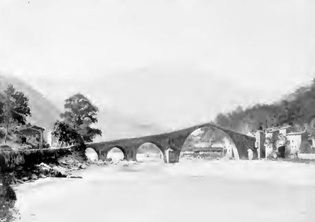 Arnaldo Bonaventura, I Bagni di Lucca 3 – Il Ponte del Diavolo Bagni di Lucca - Ponte del Diavolo - Illustrazione tratta da I Bagni di Lucca, Coreglia e Barga – Istituto Italiano d’arti grafiche Editore, 1914