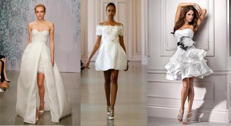 Abiti da sposa: le tendenze 2016 più nuove (e belle) abiti corti