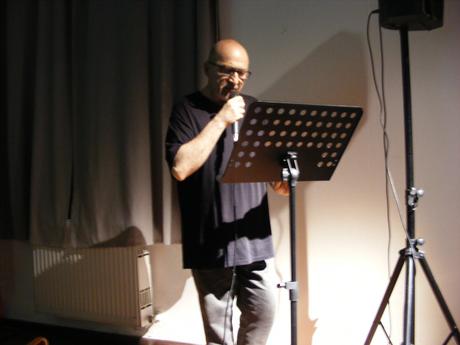 Bologna In Lettere, 13/05/2016: presentazione di “Erotomaculae”, poesie di Sonia Caporossi (Algra Editore). Alcuni scatti Enzo Campi introduce Sonia Caporossi
