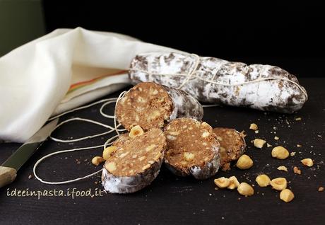 Salame dolce al Gianduja Salame dolce al Gianduja