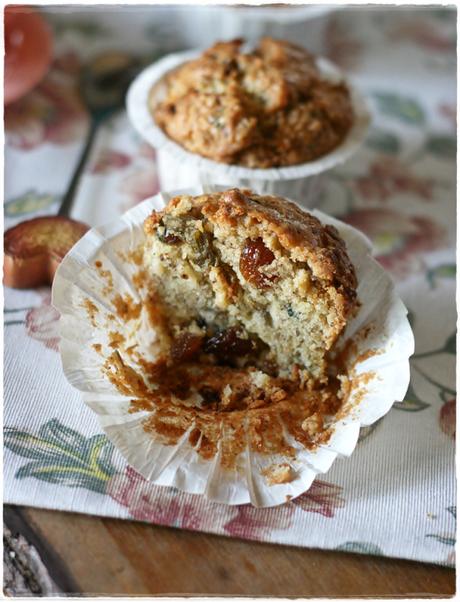 Muffins con bietole, nocciole e uvetta… Il dolce per StagioniAMO! – Sweet muffins with chard, hazelnuts and raisins Muffins bietole2