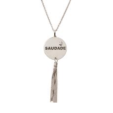 Thais Bernardes collezione palavras MedalSaudade argento e zircone euro 90 Thais Bernardes collezione palavras MedalSaudade argento e zircone euro 90