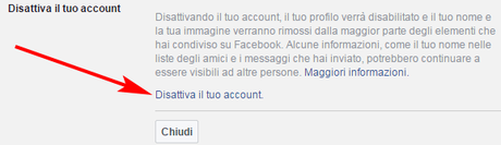 Come eliminare account Facebook Come eliminare account Facebook