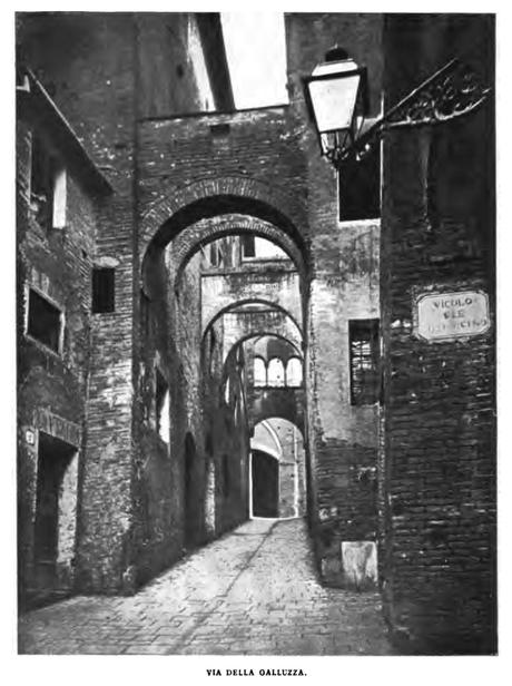 Federigo Tozzi, Tre croci -3 Siena - Via della Galluzza - Immagine tratta dal libro di Rusconi A.Jahn Siena - 1907