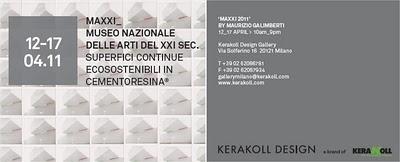 Salone del Mobile 2011 Kerakoll Design MAXXI