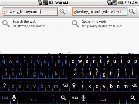 personalizzare android Glowkey: skin alternativa per Smart keyboard Pro Glowkey: skin alternativa per Smart keyboard Pro