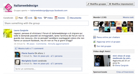 Italian Web Design: il forum va in pensione, nasce il gruppo Facebook!