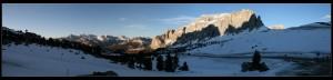 sella puez odle panoramica dolomiti da passo sella