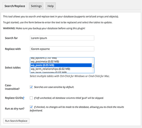 Come trovare e sostituire un testo in WordPress Database Come trovare e sostituire un testo in WordPress Database
