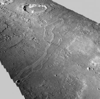 La calda e umida estate marziana Crediti: NASA / JPL.