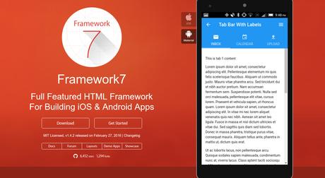 Material Design frameworks e librerie Material Design frameworks e librerie