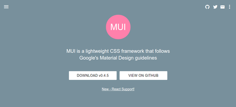 Material Design frameworks e librerie Material Design frameworks e librerie