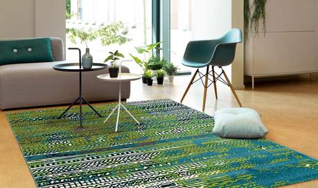 AE4449-53 tappeti Arte Espina verde azzurro