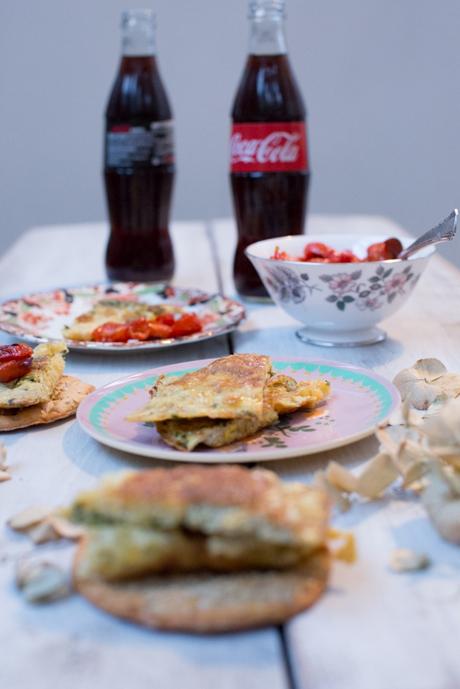 Frittatina di ditalini e dragoncello con datterini caramellati 1-12
