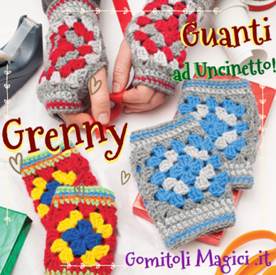 Guanti Granny ad uncinetto! Guanti Granny ad uncinetto!