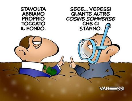 Cari indecisi. Voti clientelari fantastici e come sfruttarli Vignetta Pietro Vanessi