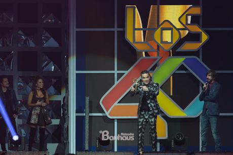 Robbie Williams nella gala de Los 40 Principales. Robbie Williams nella gala de Los 40 Principales.