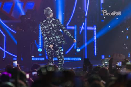 Robbie Williams nella gala de Los 40 Principales. Robbie Williams nella gala de Los 40 Principales.