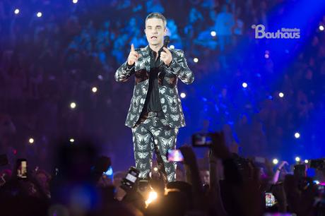 Robbie Williams nella gala de Los 40 Principales. Robbie Williams nella gala de Los 40 Principales.