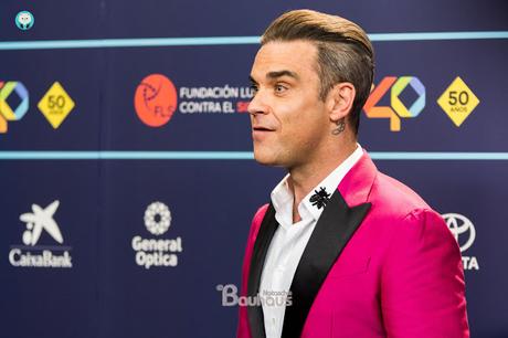 Robbie Williams nella gala de Los 40 Principales. Robbie Williams nella gala de Los 40 Principales.