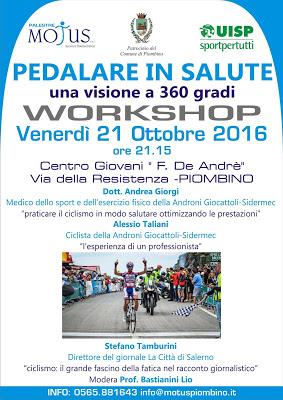 Pedalare in salute, workshop gratuito per una visione a 360 gradi Pedalare in salute, workshop gratuito per una visione a 360 gradi