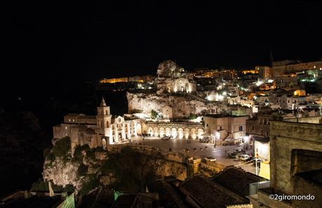 Matera di sera Sassi di Matera