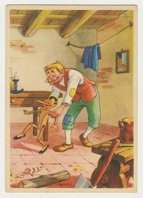 PINOCCHIO: cartoline di Roberto Sgrilli (1942) PINOCCHIO: cartoline di Roberto Sgrilli (1942)