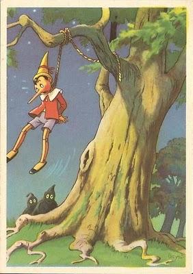 PINOCCHIO: cartoline di Roberto Sgrilli (1942) PINOCCHIO: cartoline di Roberto Sgrilli (1942)