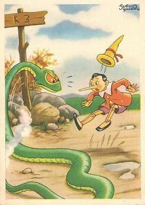 PINOCCHIO: cartoline di Roberto Sgrilli (1942) PINOCCHIO: cartoline di Roberto Sgrilli (1942)
