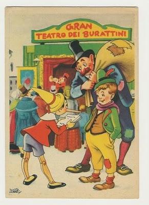 PINOCCHIO: cartoline di Roberto Sgrilli (1942) PINOCCHIO: cartoline di Roberto Sgrilli (1942)
