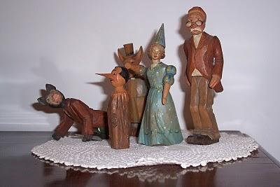 PINOCCHIO in una collezione in legno del 1954 PINOCCHIO in una collezione in legno del 1954
