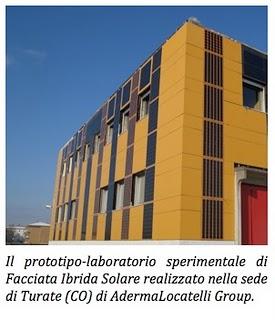 AdermaLocatelli Group a Made Expo in Tour di Bologna presenta il progetto di ricerca sulle facciate ventilate con fotovoltaico integrato.