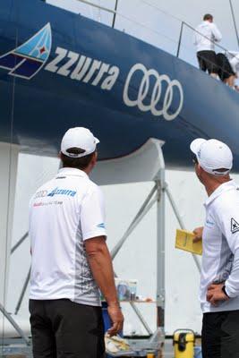 Terminati i test di Valencia, Audi Azzurra è a Palma de Mallora per Palmavela