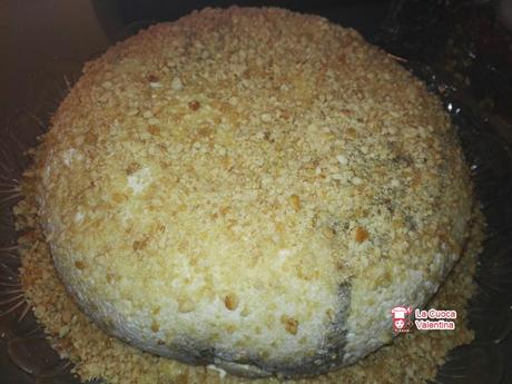 Pandoro con crema al caffè e croccantino PANDORO CON CREMA AL CAFFE' E CROCCANTINO (7)