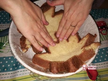 Pandoro con crema al caffè e croccantino cof