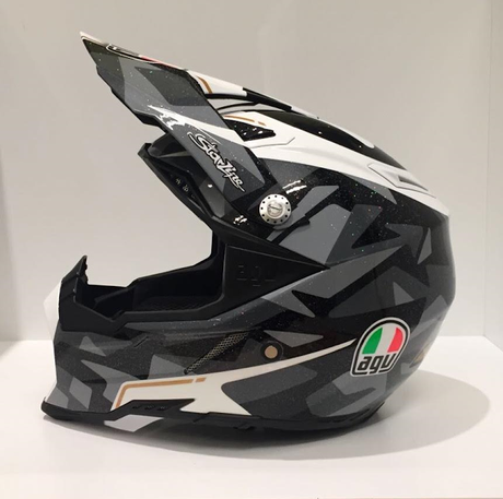 Agv AX-8 Evo P.Espargarò Winter Test 2016 Livery by Starline Agv AX-8 Evo P.Espargarò Winter Test 2016 Livery by Starline