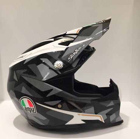 Agv AX-8 Evo P.Espargarò Winter Test 2016 Livery by Starline Agv AX-8 Evo P.Espargarò Winter Test 2016 Livery by Starline