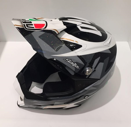 Agv AX-8 Evo P.Espargarò Winter Test 2016 Livery by Starline Agv AX-8 Evo P.Espargarò Winter Test 2016 Livery by Starline