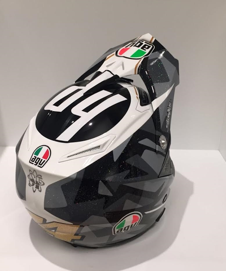 Agv AX-8 Evo P.Espargarò Winter Test 2016 Livery by Starline Agv AX-8 Evo P.Espargarò Winter Test 2016 Livery by Starline