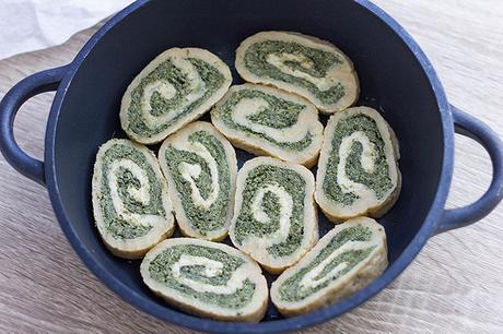 Rotolo di Gnocchi con Spinaci e Ricotta rotolo di gnocchi