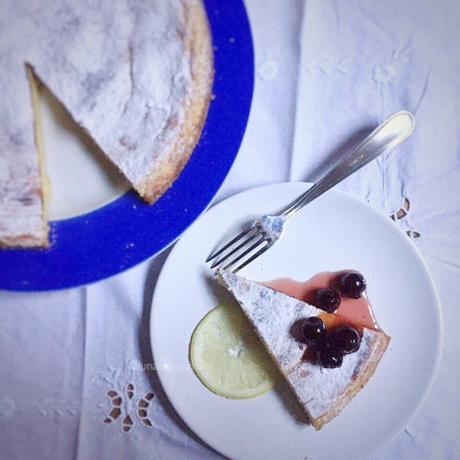 Torta di ricotta e semolino al limone Torta di ricotta e semolino al limone