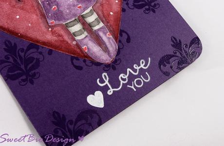 Biglietto acquerello Gorjuss per San valentino - Gorjuss Watercolor card for Valentines Biglietto acquerello Gorjuss per San valentino - Gorjuss Watercolor card for Valentines
