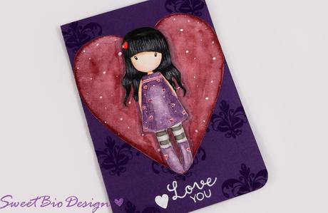 Biglietto acquerello Gorjuss per San valentino - Gorjuss Watercolor card for Valentines Biglietto acquerello Gorjuss per San valentino - Gorjuss Watercolor card for Valentines